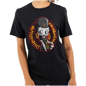 Betty Boop Cartoon Original Gangster Womens Graphic T Shirt Tees Brisco Brands - 1 of 1