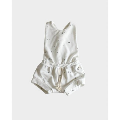 Boy's Baby Triangle Printed Romper - babysprouts