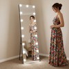 CIPACHO 56x18 Inch Full Length Mirror Unbreakable Tempered Glass Touch Control Distortion Free Anti Delivering - 3 of 4