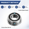 Unique Bargains Chrome Steel Durable Multipurpose High Precision Flanged Ball Bearing - 2 of 4