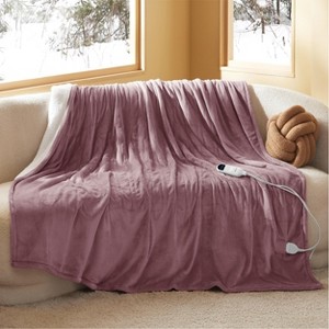 Bedsure | Electric Heated Blanket Soft & Washable Solid Flanne - 1 of 4