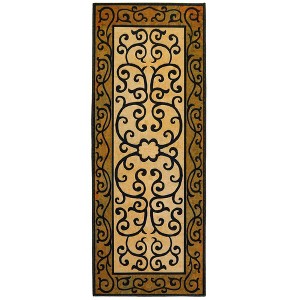 Homefires Frontgate Runner Rug in Blue Medallion Pattern, Indoor Only, 20" x 54" for Hallways, Entryways, and Galley Kitchens - 1 of 3