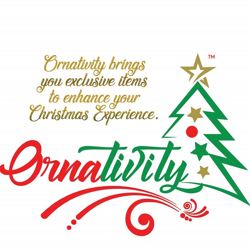 Ornativity Glitter Star Tree Topper - Christmas Silver Decorative Holiday Bethlehem Star Ornament, 5 of 6