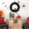 Nearly Natural 30” Halloween Black Raven Twig Wreath - 4 of 4