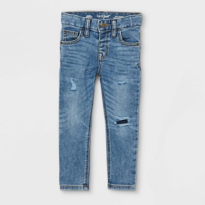 Baby Boys' Skinny Fit Jeans - Cat & Jack™ Medium Denim Wash 12M