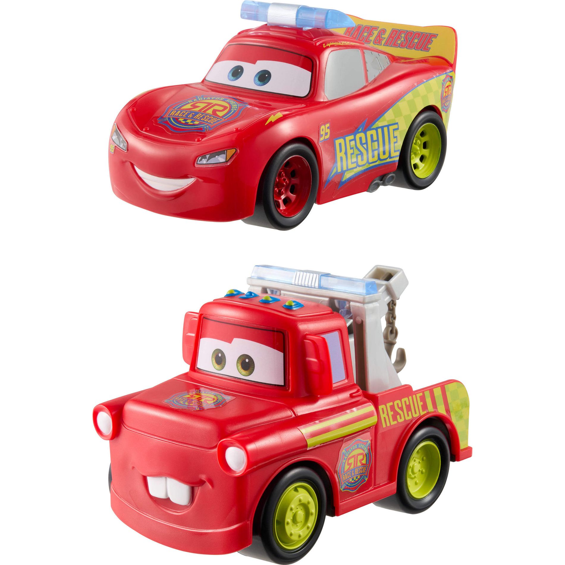 Cars JMT56 Race and Rescue Track Talkers Toy Vehicle Track
