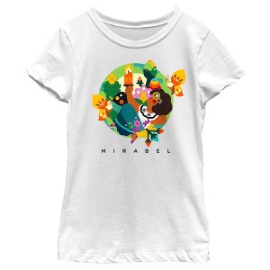 Girl's Encanto Mirabel Candle By Jhonny Nuñez T-Shirt - 1 of 4