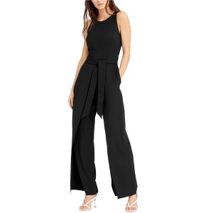 I.N.C International Concepts Womens Walk Through Jumpsuit, Black, 12 - 1 of 1