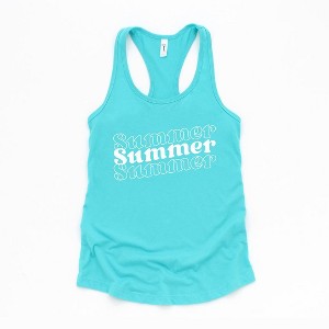 Simply Sage Market Women's Summer Stacked Graphic Racerback Tank - 1 of 3