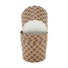 Unique Bargains Disposable Baking Cups Wood Pulp Paper PE Coating Reddish Brown Khaki 2.76"x2.17" 50 Pcs - 3 of 4