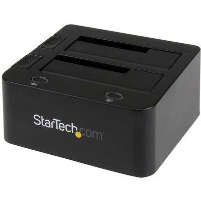 StarTech.com Universal docking station for 2.5/3.5in SATA and IDE hard drives - USB 3.0 UASP - 2 x HDD Supported - 2 x SSD Supported