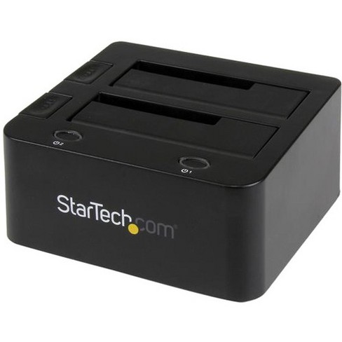 Startech Com Universal Docking Station For 2 5 3 5in Sata And Ide Hard Drives Usb 3 0 Uasp 2 X Hdd Supported 2 X Ssd Supported Target