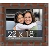 PosterPalooza | 22x18 Wide Bamboo Picture Frame, UV Acrylic, 4 Finishes - Brown, Black, Silver, and Natural - 2 of 4