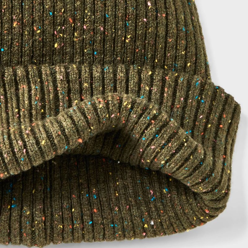 Men&#39;s Speckle Rib-Knit Beanie - Goodfellow &#38; Co&#8482;, 4 of 5