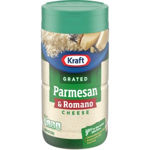 Kraft 100% Grated Parmesan & Romano Cheese 8oz - 1 of 4