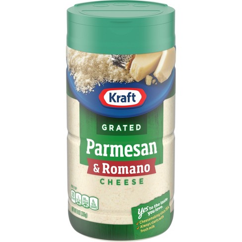 Kraft 100% Grated Parmesan & Romano Cheese 8oz - image 1 of 4