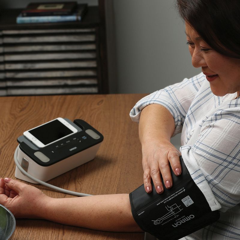 Omron® Complete™ Wireless Upper Arm Blood Pressure Monitor and Single-Lead EKG Monitor, 4 of 11