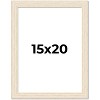 PosterPalooza | 15x20 Wide Barnwood Picture Frame, UV Acrylic, 6 Finishes - Grey, Brown, White, and Black - 2 of 4