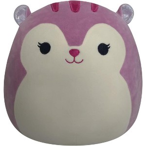 Squishmallows 12-Inch Plum Squirrel with Tie-Dye Tail Plush- Add Allina to Your Squad, Ultrasoft Stuffed Animal Medium-Sized, Official Kelly Toy Plush - 1 of 4