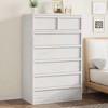 Whizmax 7 Tall Wooden Drawer Dresser, Modern 7 Chest of Drawers with Storage Freestanding, for Bedroom, Living Room, White - 3 of 4