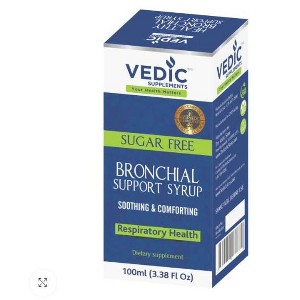 Vedic Sugar Free Bronchial Syrup 3.38 oz - 1 of 2