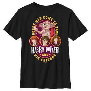 Boy's Harry Potter Dobby Has Come to Save Cartoon T-Shirt - 1 of 4