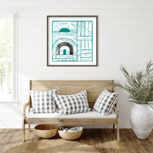 Amanti Art Beryl Motif II by Vanna Lam Framed Wall Art Print - 1 of 4