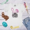 Womens Holiday Cat T Shirt Funny Kitten In Bunny Ears Cute Lover Spring Tee - Crazy Dog Women's T Shirt - 3 of 4