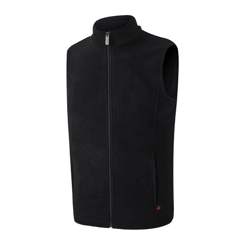 Black polar shop fleece vest