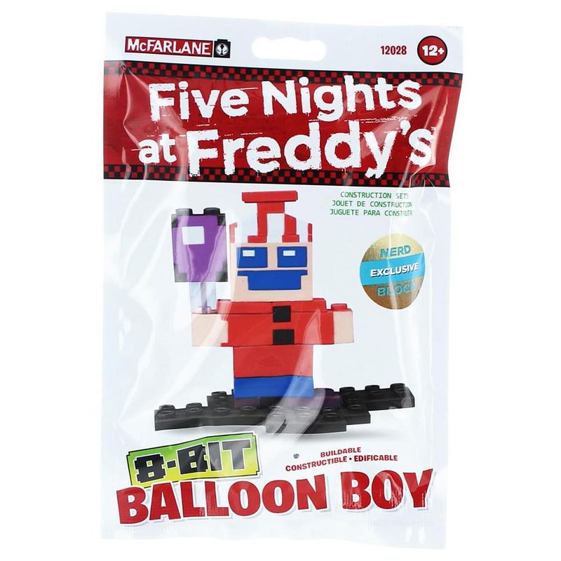 Mcfarlane Toys Five Nights At Freddy's Buildable 8-Bit Balloon Boy, 1 of 2