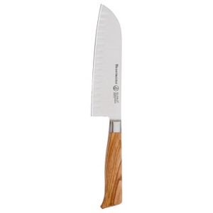 Messermeister Oliva Elite 7-Inch Kullenschliff Santoku Knife - 1 of 2