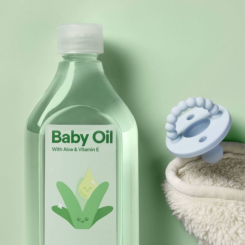Baby Oil - Aloe Vitamin E - 20oz - up &#38; up&#8482;, 3 of 5