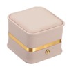Unique Bargains Cloth PU Leather Wedding Ring Box - 3 of 4