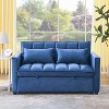 NicBex 54" Loveseat,Modern Pull-Out Velvet Loveseat Sofa with Adjustable Backrest,Convertible Couch for Living Room,Apartment - 4 of 4
