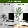 Artificial Eucalyptus Tree | Artificial plant made of PE material | Realistic Fake Tree for Indoor & Outdoor | Waterproof decoration for living room - 2 of 4