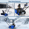 Coucheta 2X20v Electric Snow Blower Cordless - Brushless Motor Snow Thrower, Long-Range 180° Rotating Chute, User-Friendly Design & Safe Operation - 4 of 4