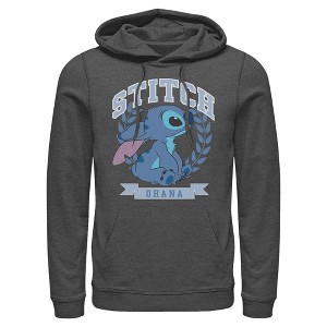 Mens Lilo & Stitch Athletic Ohana Lightweight Hoodie - 1 of 4