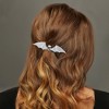 Unique Bargains Women's Halloween Funny Bat Wing Skull Hair Clip 1 Pc - 2 of 4