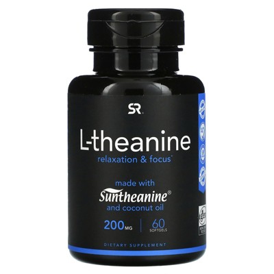 Sports Research L-theanine, 200 mg, 60 Softgels, Energy Supplements