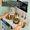 Best Choice Products Pretend Play Kitchen Wooden Toy Set for Kids w/ Telephone, Utensils, Oven, Microwave - 3 of 4