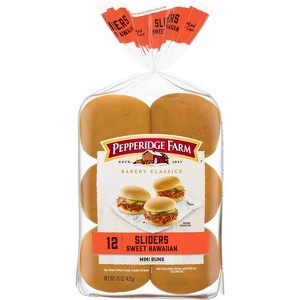 Pepperidge Farm Bakery Classics Sweet Hawaiian Slider Buns - 15oz/12ct - 1 of 4
