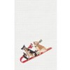 C&F Home Dogs Tobogganing Embroidered Waffle Weave Kitchen Towel - 2 of 4