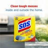 S.O.S Steel Wool Soap Pads 10 Count - Pack of 6 (Total 60 Pads) - 2 of 4