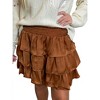 Women's Layered Satin Skirt - KORI - 2 of 3