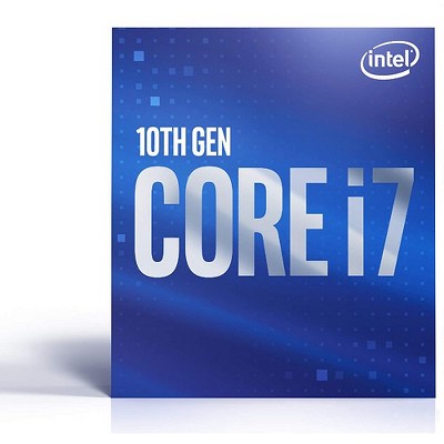 Intel Core i7-10700F Desktop Processor - 8 cores & 16 threads - Up to 4.8 GHz Turbo speed - Socket FCLGA1200 - 16 MB Intel Smart Cache