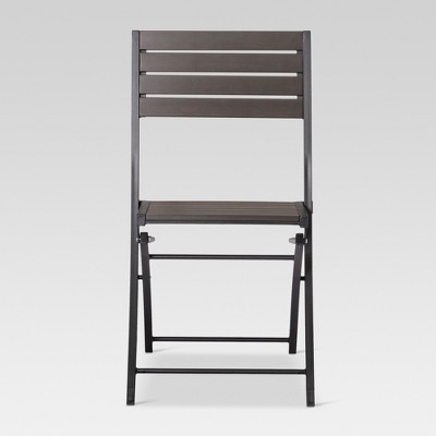 Bryant Faux Wood Folding Patio Bistro Chair Project 62