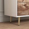 Wooden Tall 4 Drawer Dresser,Chest of Drawers with 4 Metal Legs, Anti-Tipping Device for Bedroom,Living Room - 3 of 4