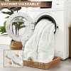 Soft flannel electric blanket with 6 heating levels and 4 hours auto shut-off, 4 hours time setting, ETL certified electric lap blanket - 4 of 4