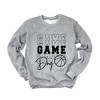 Simply Sage Market Women's Graphic Sweatshirt Game Day Stacked Basketball - 3 of 4