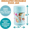 Double Wall Insulated 13oz Reusable Water Bottle for Kids - Spill Proof Lid, Stainless Steel - Keep Liquids Hot/Cold For Hours - Use in Lunch Boxes, - 3 of 4